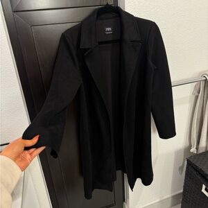 Zara Suede Trench Coat